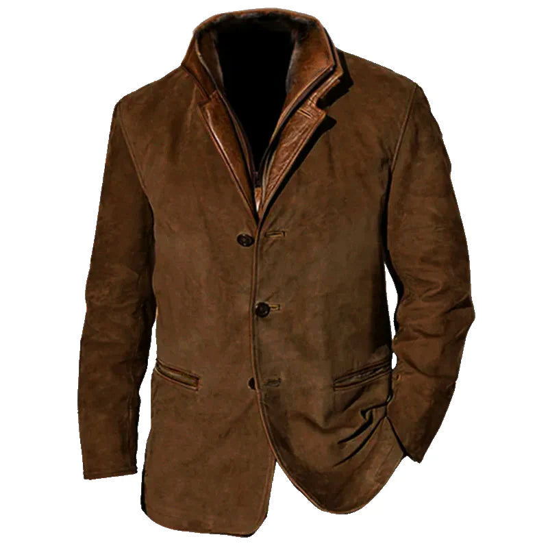 Jerald - Vintage Buckskin Jacket