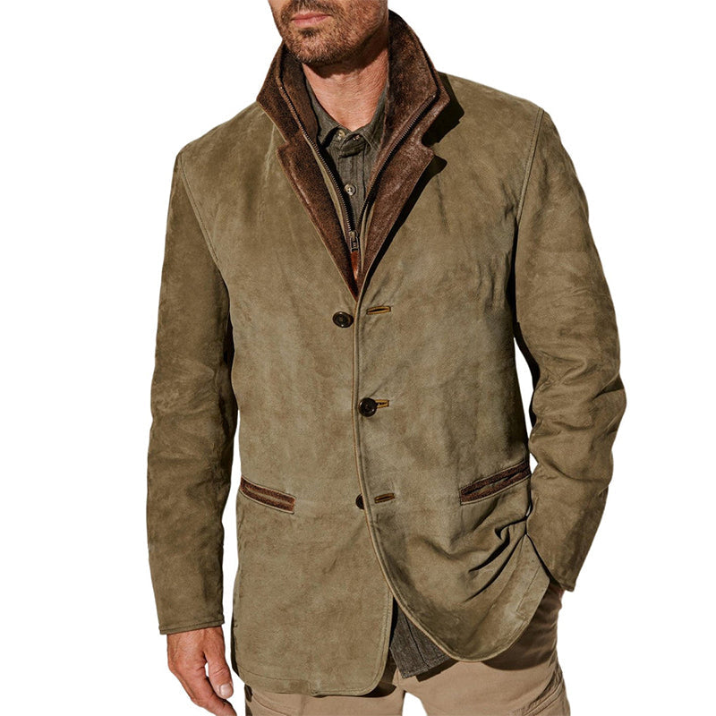 Jerald - Vintage Buckskin Jacket