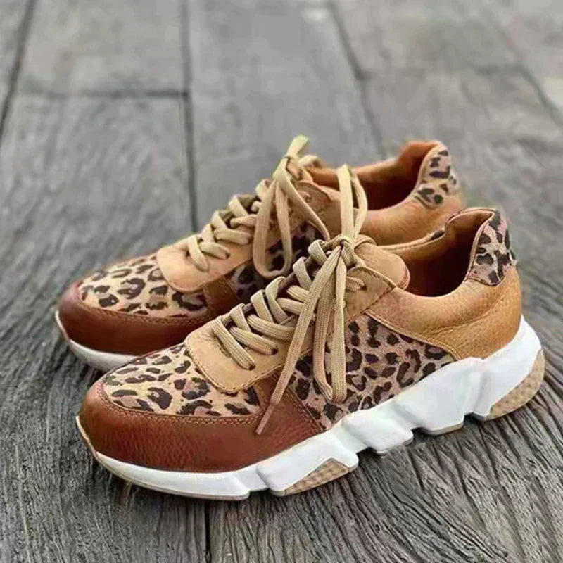 Cristal | Comfortable Leopard Sneakers