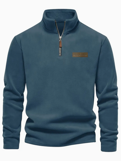 Herren Half-Zip Fleece Gefütterter Pullover