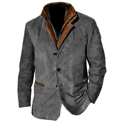 Jerald - Vintage Buckskin Jacket